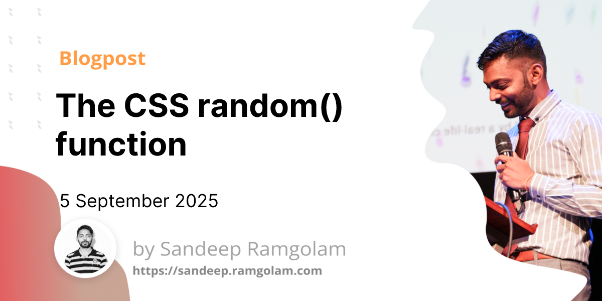 The CSS random() function