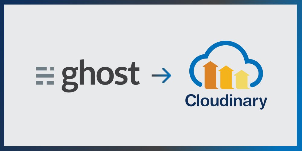 Ghost with Cloudinary as storage adapter