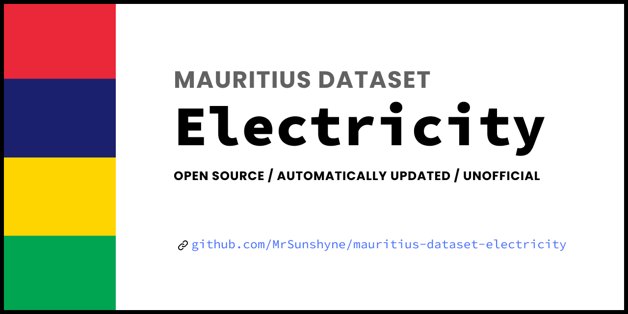 Mauritius Electricity Dataset